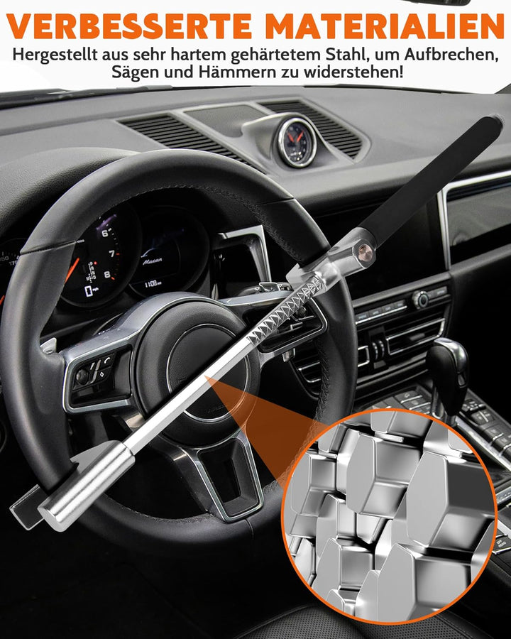 Tevlaphee Lenkradkralle, Lenkradschloss für Auto, Auto Diebstahlsicherung, Lenkradsperre Wohnmobil,
