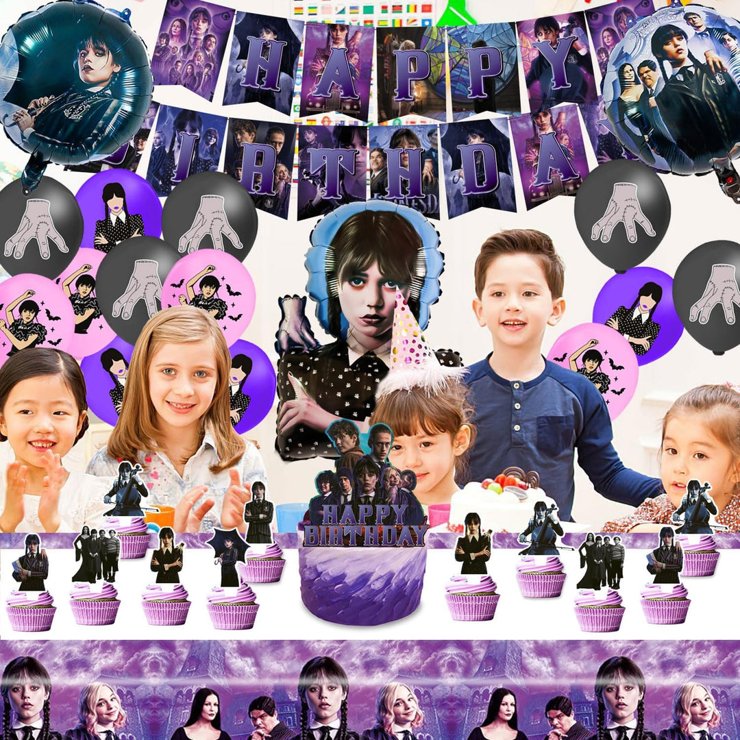 Kindergeburtstag Party Deko, 36 PCS Geburtstag Dekoration, Partyset Kindergeburtstag mit Happy Birth
