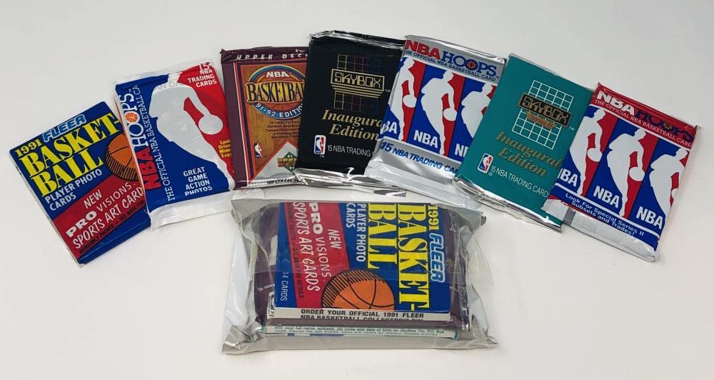 100 NBA-Basketballkarten in versiegelten Waschanzügen - ein perfektes Geschenk für neue Sammler inkl