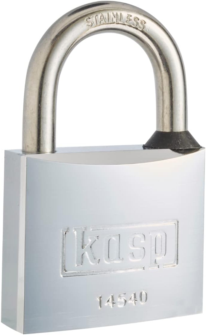 Kasp K14540A1 Schloss Marine, 40 mm, rostfrei, gleichschliessend, 6.2 x 4 x 1.5 centimetres Silber