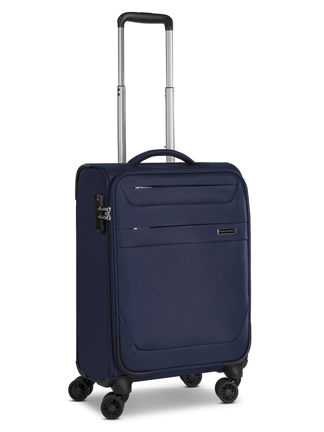 Worldpack Kleiner Weichgepäck Kabinen-Koffer | Cabin-Trolley 36 x 20 x 55 cm aus hochwertigem, robus