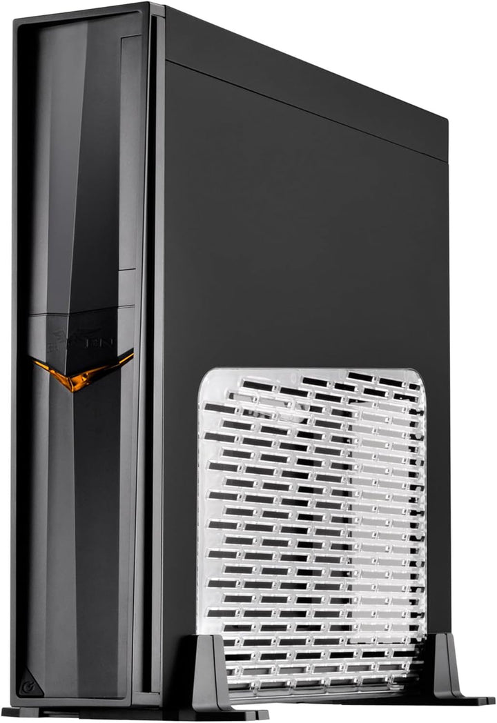 Silverstone SST-RVZ02B-W - Raven Mini-ITX schmales Gaming Computer Gehäuse mit Fenster, schwarz