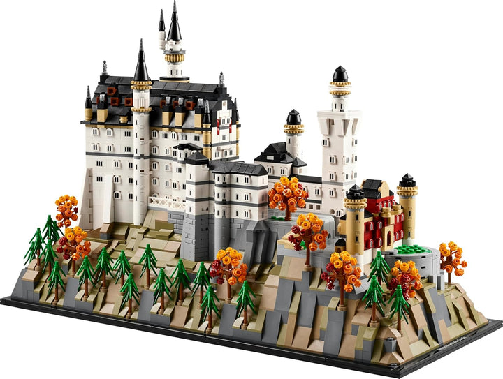 LEGO Architecture Schloss Neuschwanstein - Kreatives Bastelset und Konstruktionsspielzeug - Spielzeu