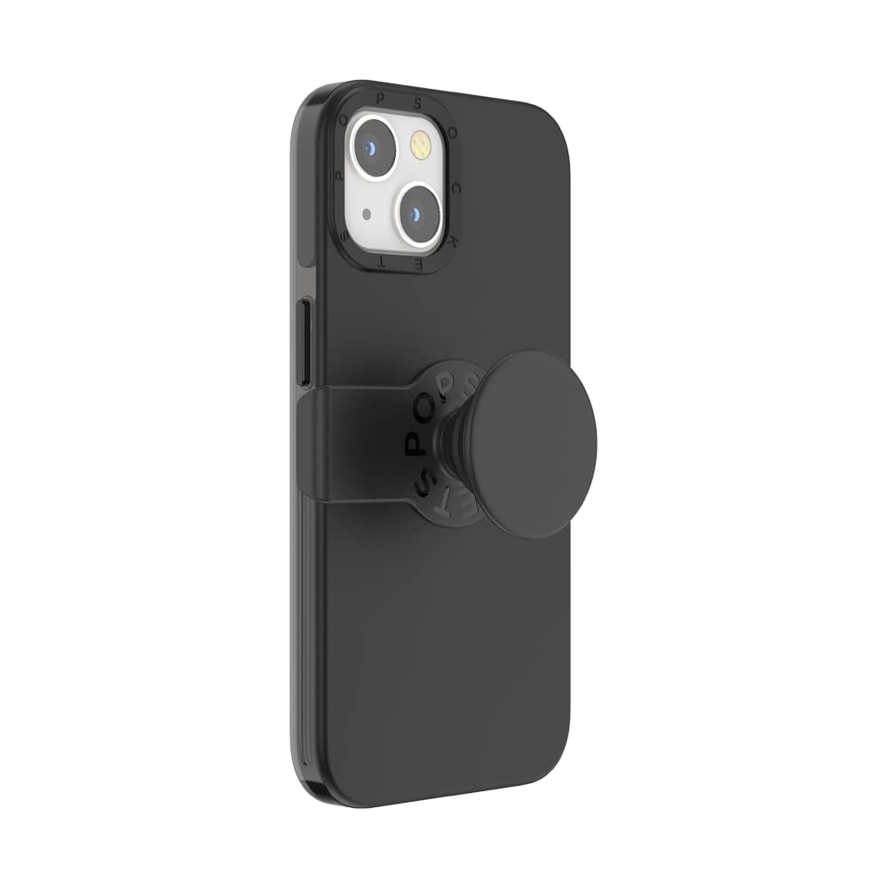 PopSockets: PopCase Hülle für iPhone 13 Pro mit Abnehmbarem PopGrip Slide Sockel und Griff mit Austa