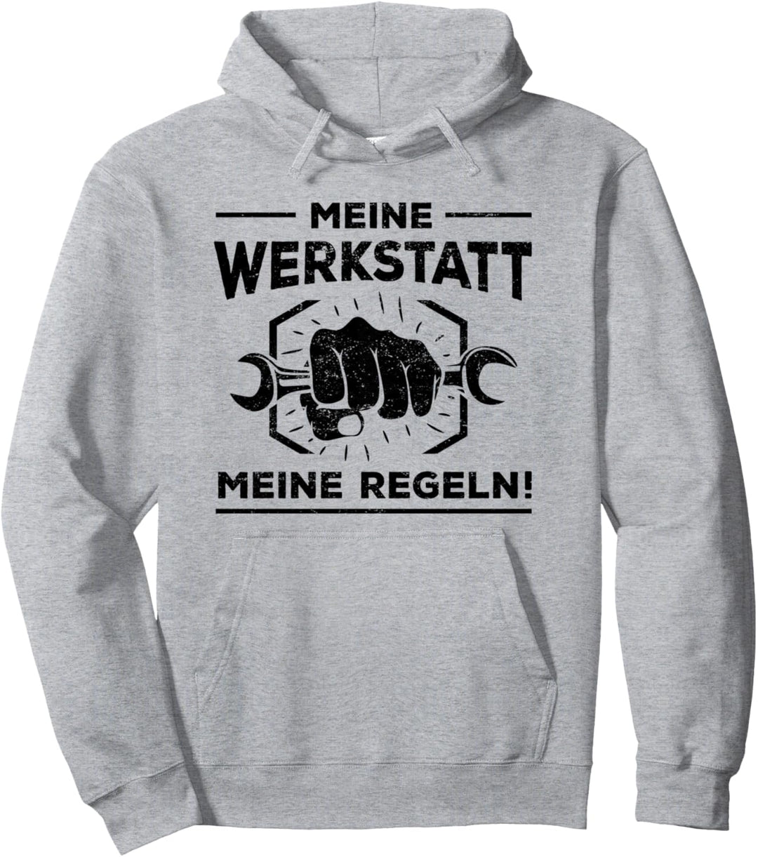 Meine Werkstatt Meine Regeln KFZ Mechatroniker Pullover Hoodie