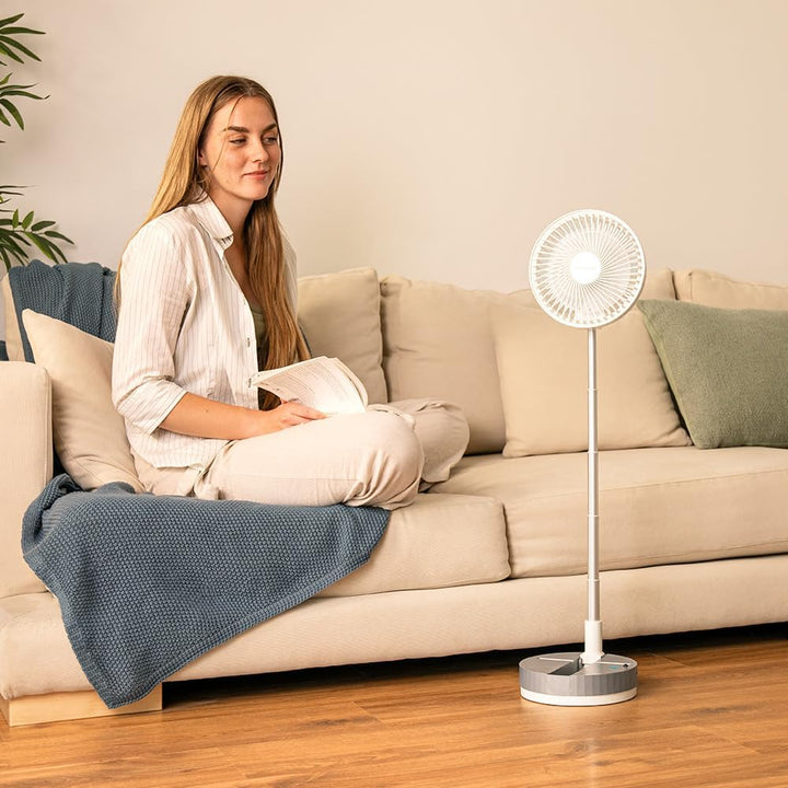 Cecotec - Teleskopventilator EnergySilence 800 FoldAir Portable Control 7200 mAh, Faltbar und telesk