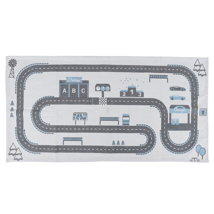 ALFOMBRA CIRCUITO 140x70 CM Weiss-grau, Weiss-grau