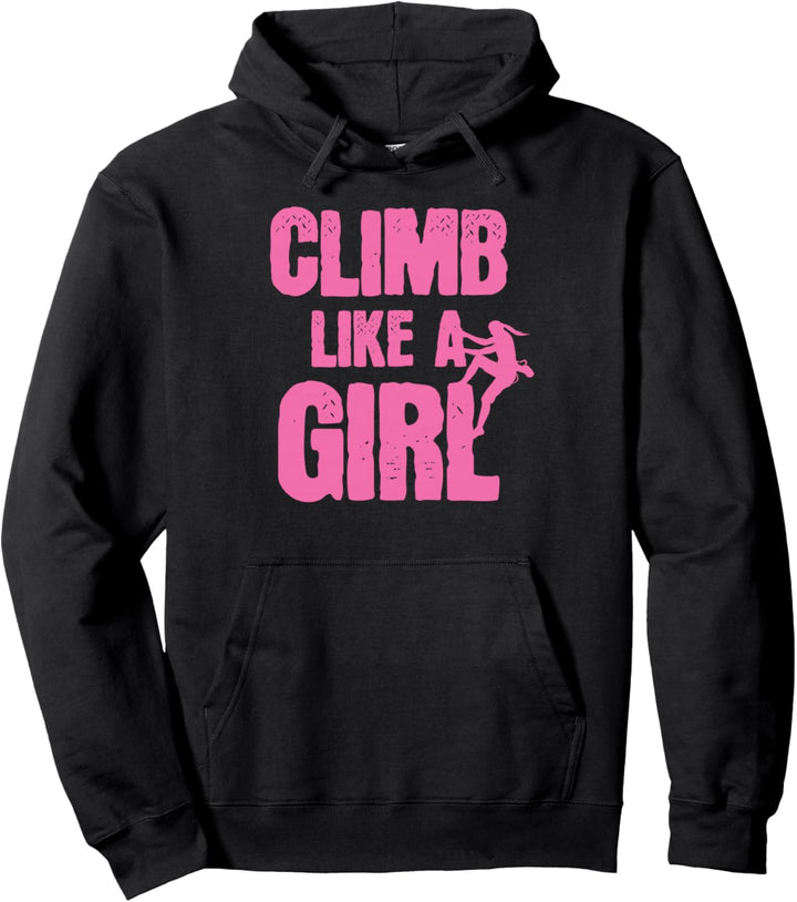 Klettern Bergsteiger Pullover Hoodie