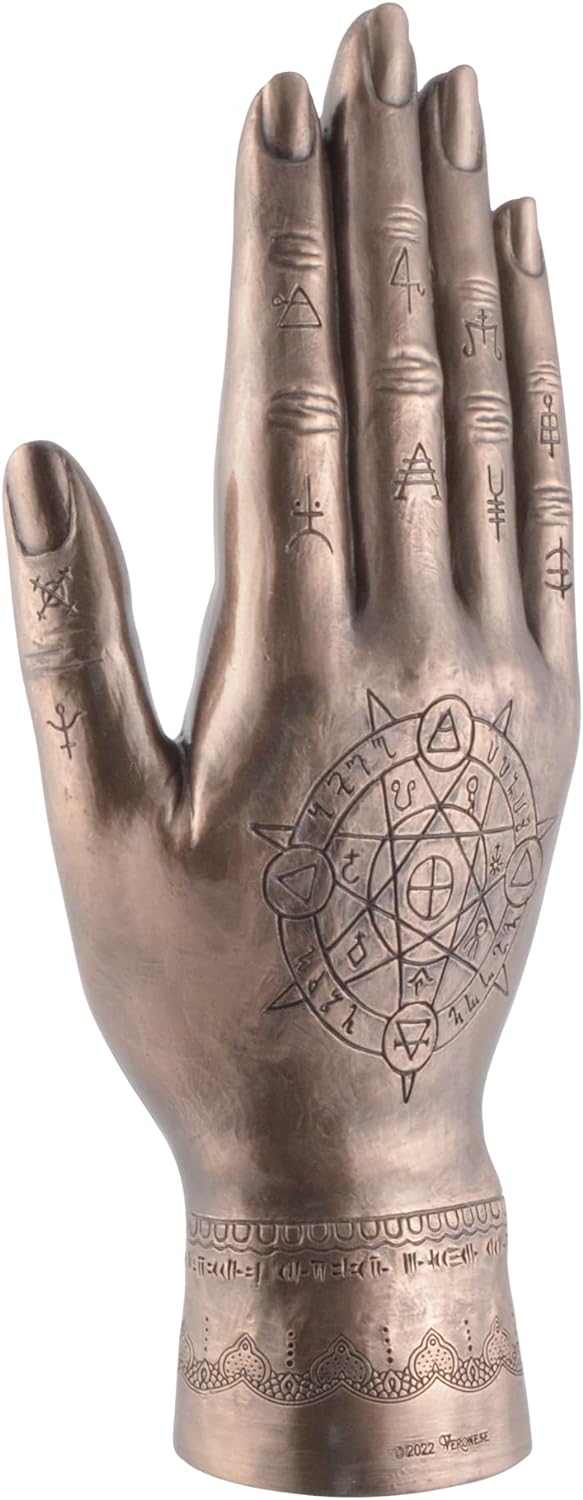 VOGLER Joh. Vogler GmbH Hand der Fatima mit magischen Symbolen verziert - bronziert by Veronese