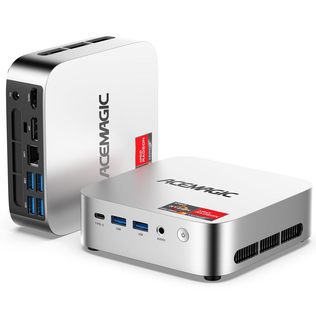 ACEMAGICIAN K1 Mini PC Шin11 Pro,16GB DDR4 1TB SSD, AMD Ryzen 4300U(Bis zu 3,6GHz) Micro Desktop Com