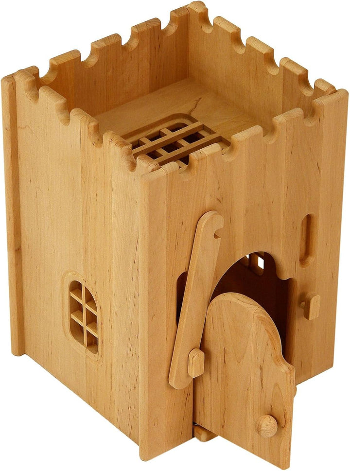 Drewart 932-1100 Gefängnis Ritterburg aus Holz, nachhaltiges Holzspielzeug ...