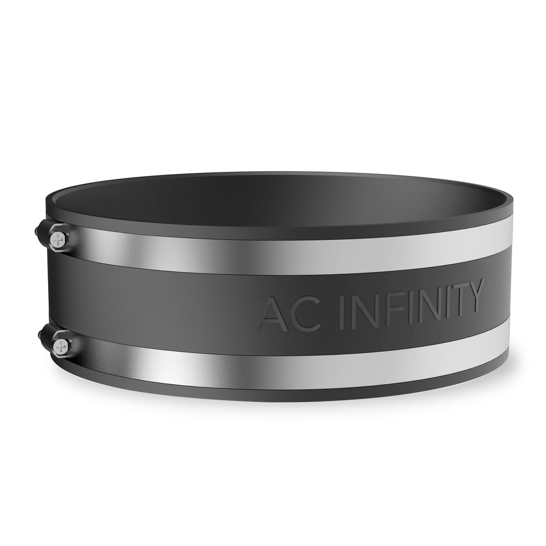 AC Infinity Geräuschreduzierende Klemme, Rohrverbinder mit | Edelstahlklemmen, flexible Gummikupplun
