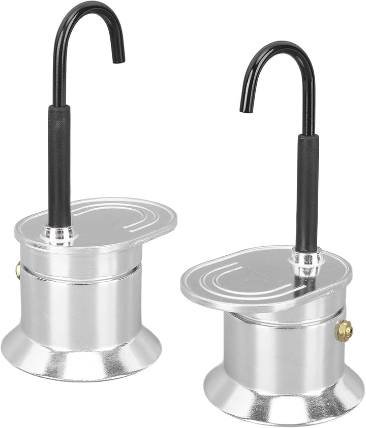 Moka Espressokocher 50 ml Edelstahl 1 Tasse Einrohr