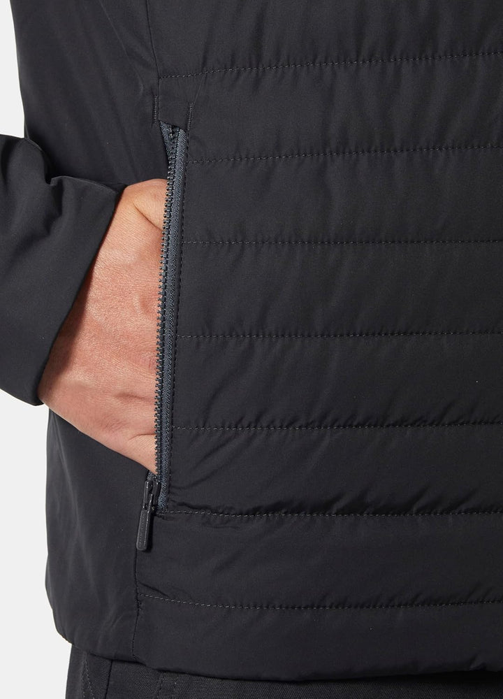 Helly Hansen Herren Crew Insulator 2.0 Funktionsjacke (1er Pack) XL Ebenholz, XL Ebenholz