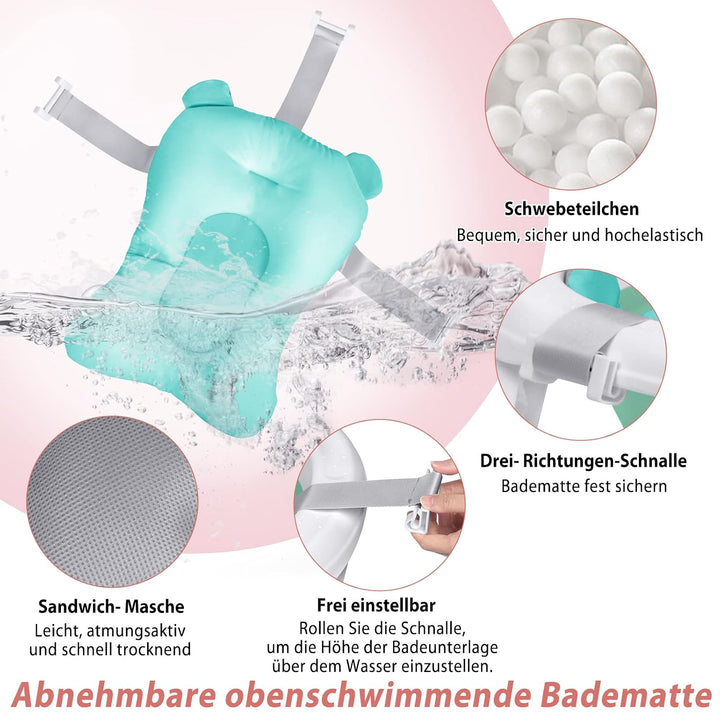Faltbare Baby Badewanne Babybadewanne Faltbadewanne Ergonomische Bathtub Kinderwanne 82 x 50 x 20 cm