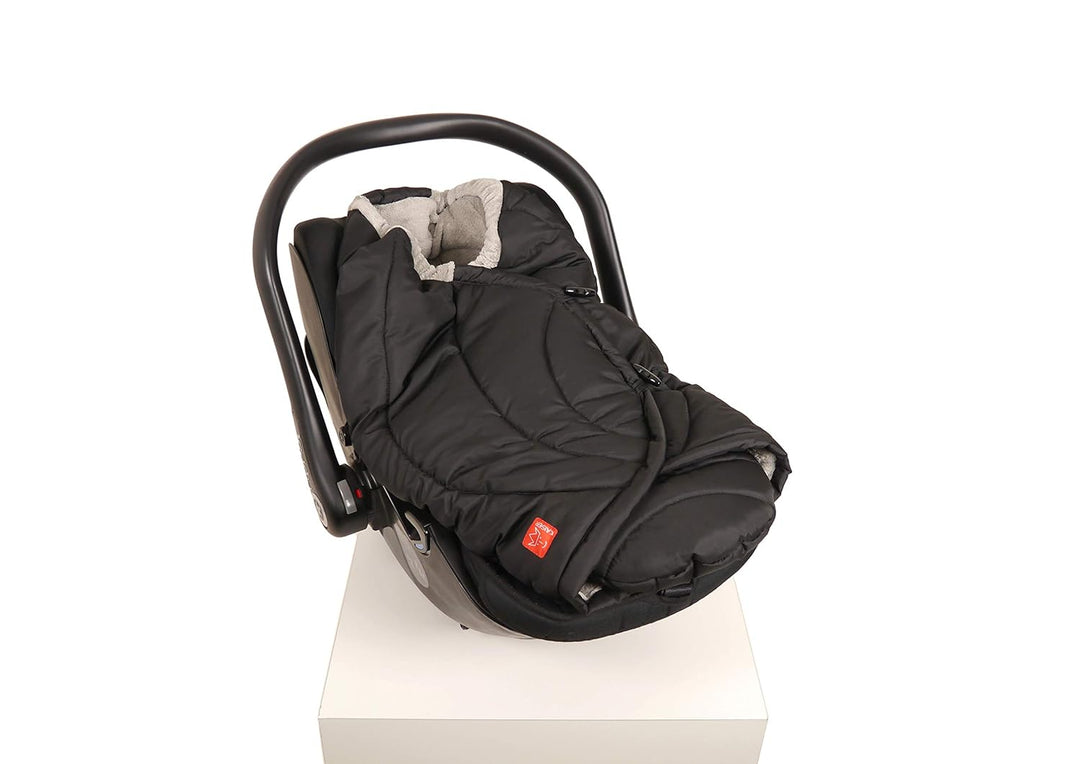 Kaiser 65356225 Einschlagdecke CooCoon, black/light grey, schwarz Black/Light Grey 1 Stück (1er Pack