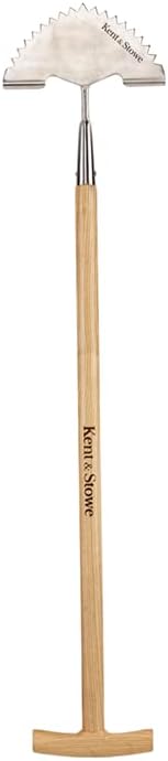 Kent & Stowe Rasenkantenstecher – Kantenschneider aus Edelstahl zum Schneiden von Rasenkanten, Kante