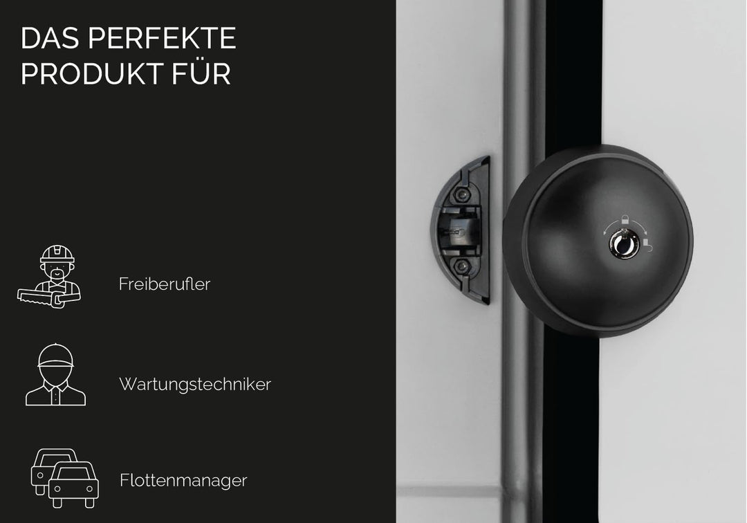 UFO MERONI SERRATURE - Ufo3 Smart Duo Sicherheitsschloss Transporter, Einbruchschutz Wohnmobil für L
