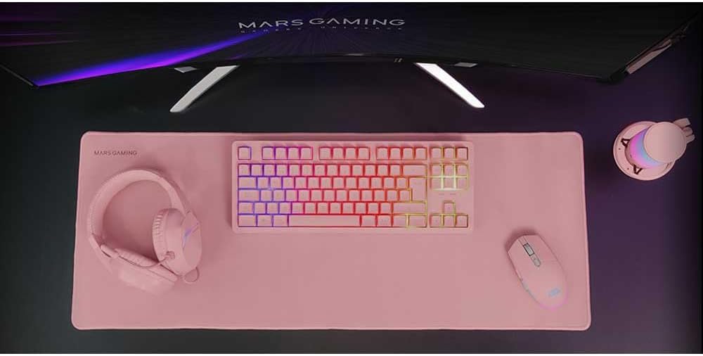 MARSGAMING MCP-RGB3, Pack Gaming-Tastatur Fixed RGB + Gaming-Maus RGB Flow 3200 DPI + Headset Over-E