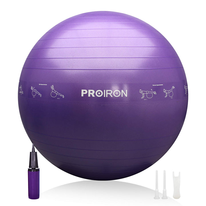 PROIRON Gymnastikball Pezziball Sitzball Trainingsball Fitnessball &amp; Balance für Core-Training mit P
