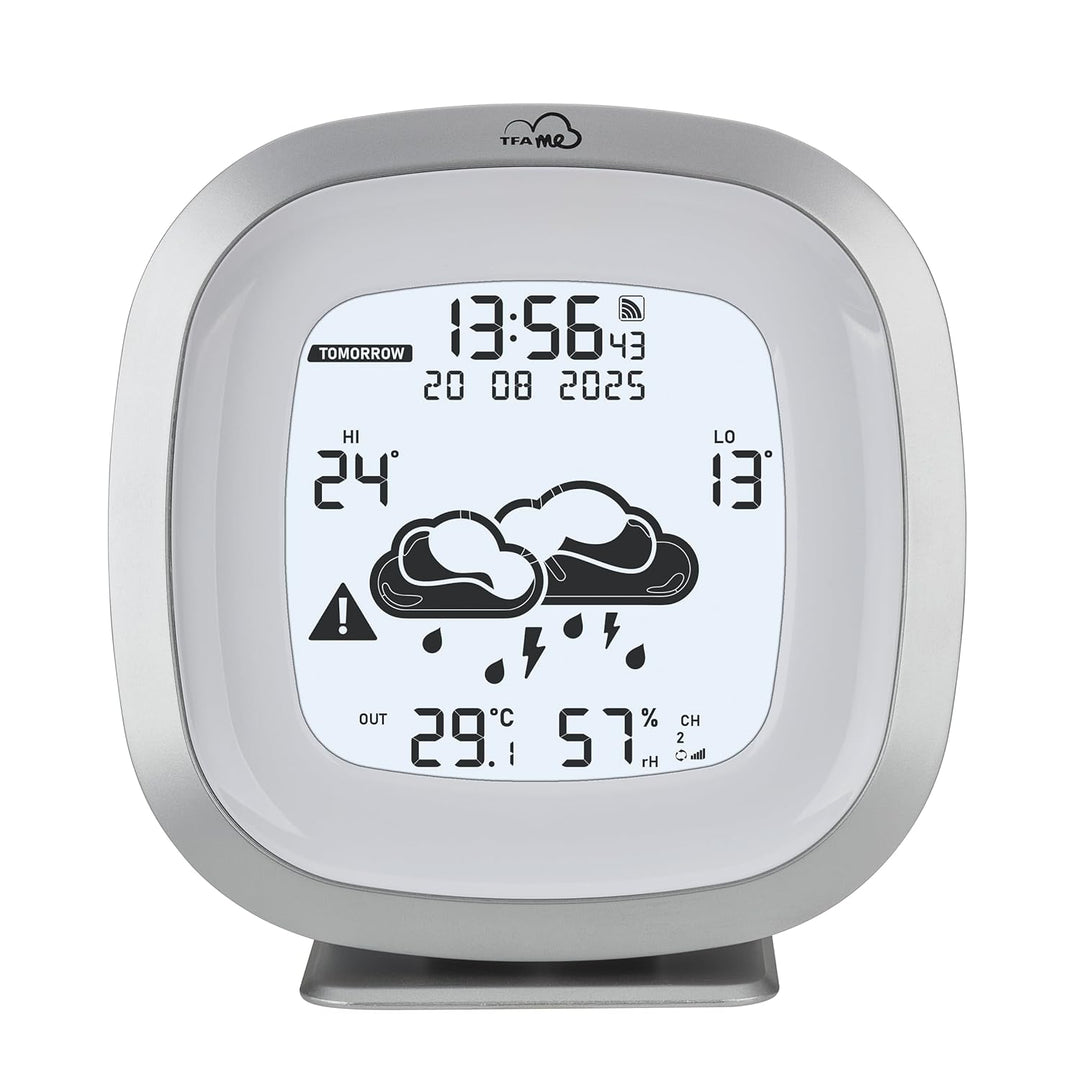 TFA Dostmann WLAN Wetterstation TFA.me ID-03, 35.8101, lokale Profi-Wettervorhersage durch wetter.co