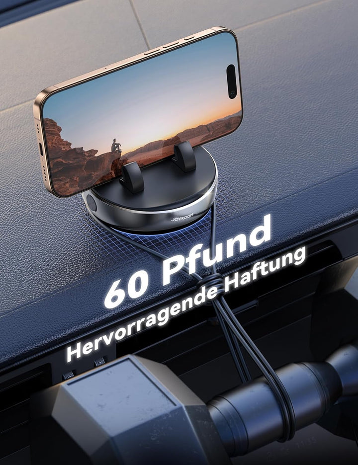 JOYROOM Handyhalterung Auto Armaturenbrett, Anti Rutsch Handy Halterung Auto kompatibel mit PopGrip,