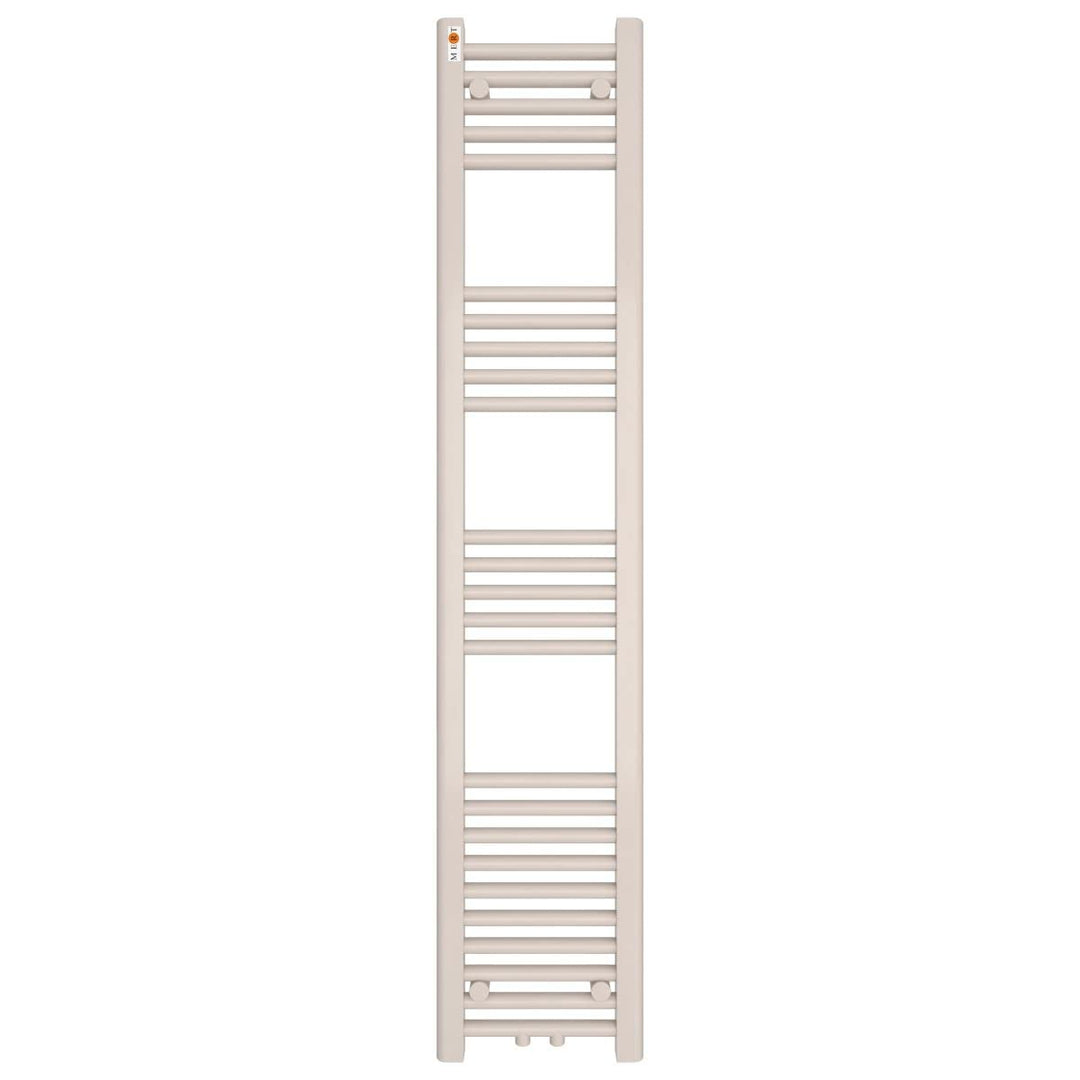 MERT Badheizkörper weiss gebogen, Mittelanschluss Handtuchtrockner Handtuchhalter Radiator (40 x 140