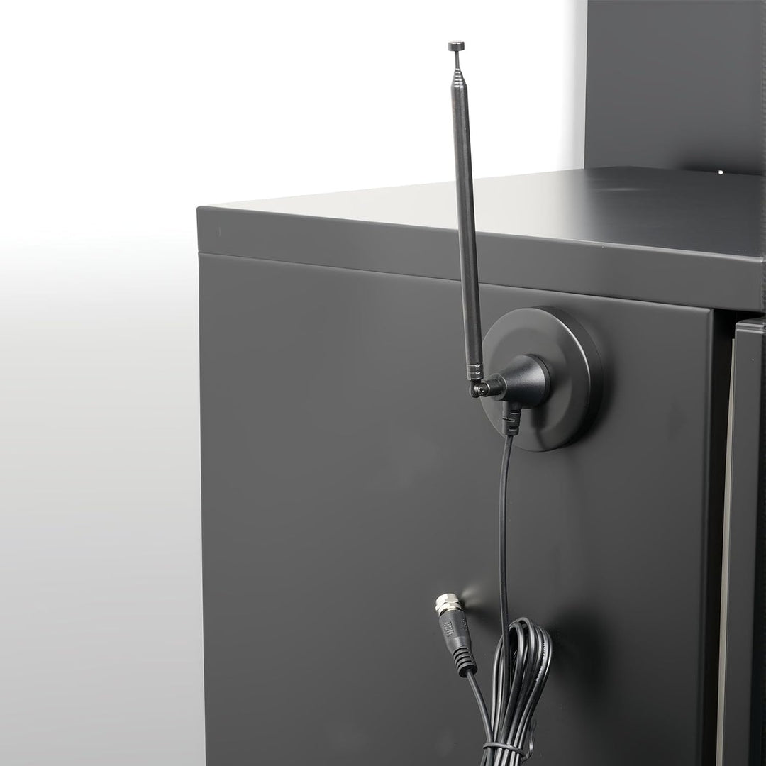 Bingfu DAB+ FM UKW Radio Antenne, Digitale Teleskopantenne mit Magnetfuss, 3m Koaxialkabel, Adapters
