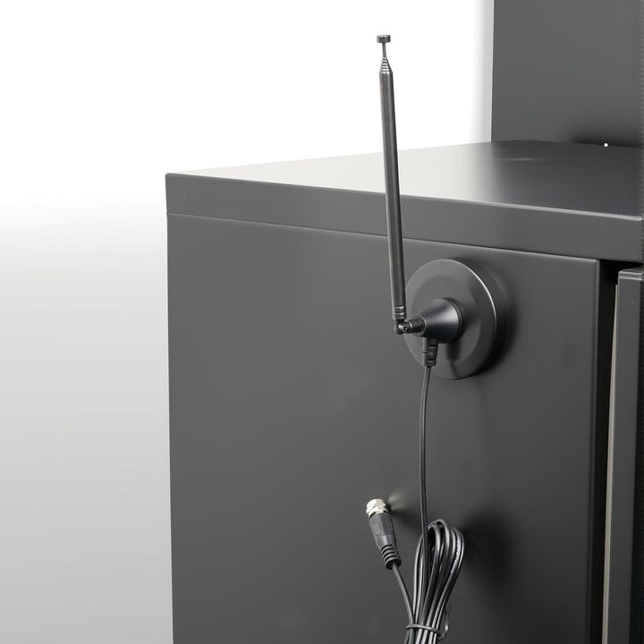 Bingfu DAB+ FM UKW Radio Antenne, Digitale Teleskopantenne mit Magnetfuss, 3m Koaxialkabel, Adapters