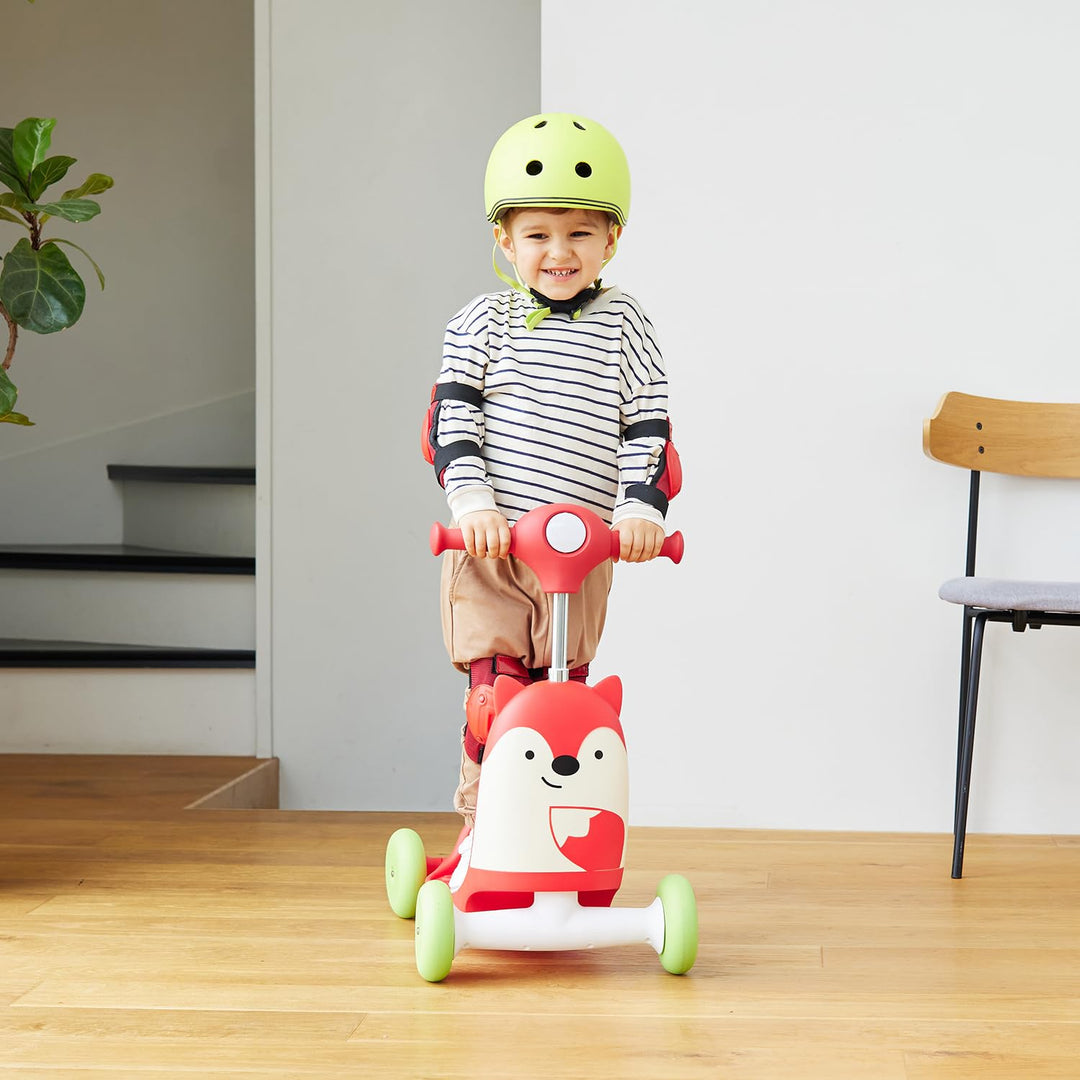 Skip Hop Zoo 3-in-1-Aufsitzspielzeug – Fuchs, mehrfarbig, Gross, Fuchs