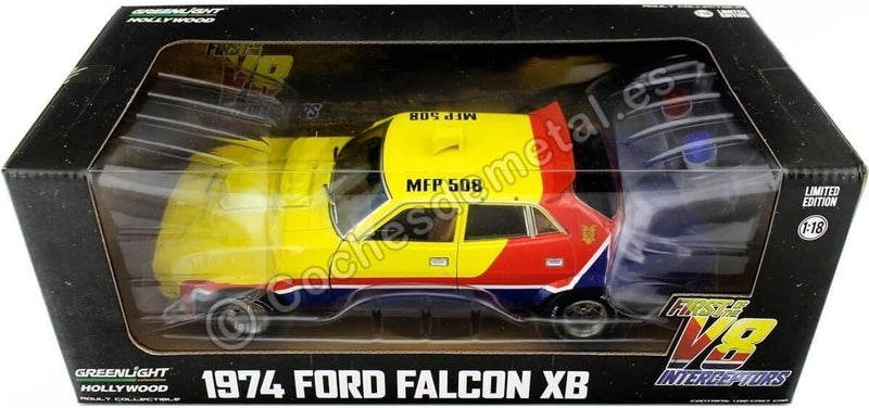 Greenlight Collectibles 13574 Miniatur Auto Yellow/Red/Blue