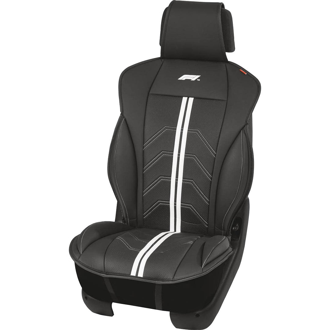 Formula 1 Auto Sitzauflage Universelle Sitzauflagen, Autositzbezüge für Vordersitze, atmungsaktiv, w