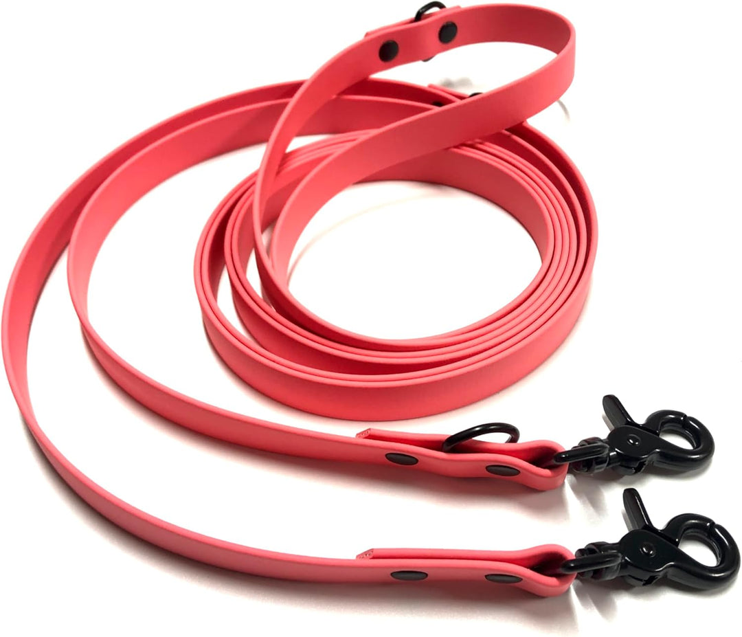 3-fach verstellbare Leine aus Biothane, handsfree leash, Hundeleine in verschiedenen längen (2 Meter