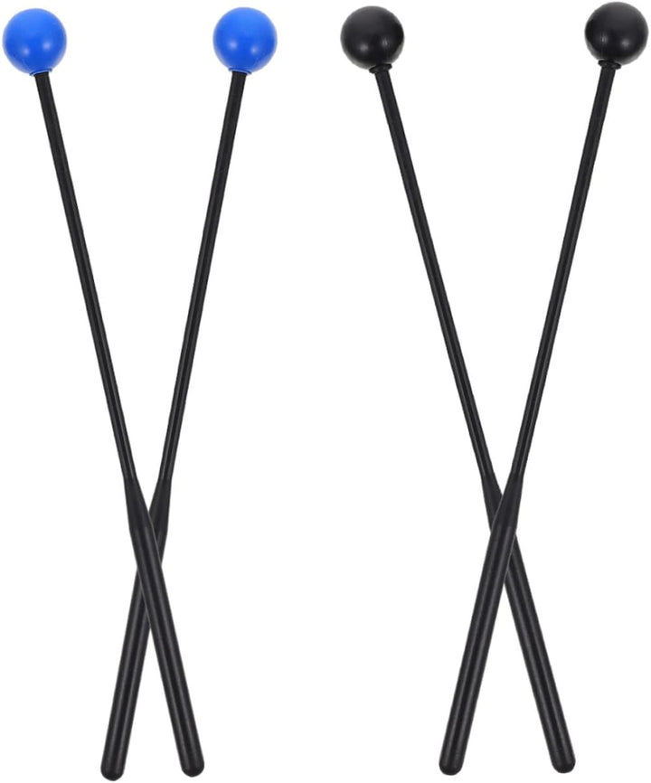 Supvox 6 Paare Trommelstock Zungentrommelschlägel Xylophonschlägel Silikonschale Klangschale Aus Kri