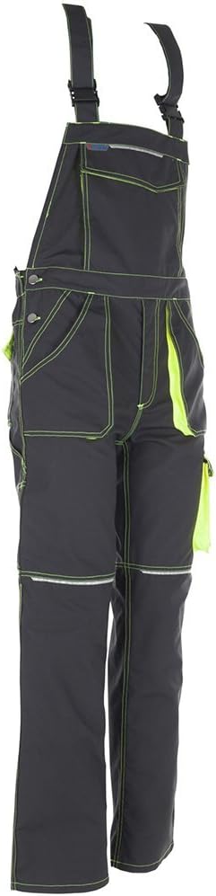 Planam Grösse 106 Unisex Basalt Neon Latzhose anthrazit gelb Modell 6230 Anthrazit/Gelb 106, Anthraz