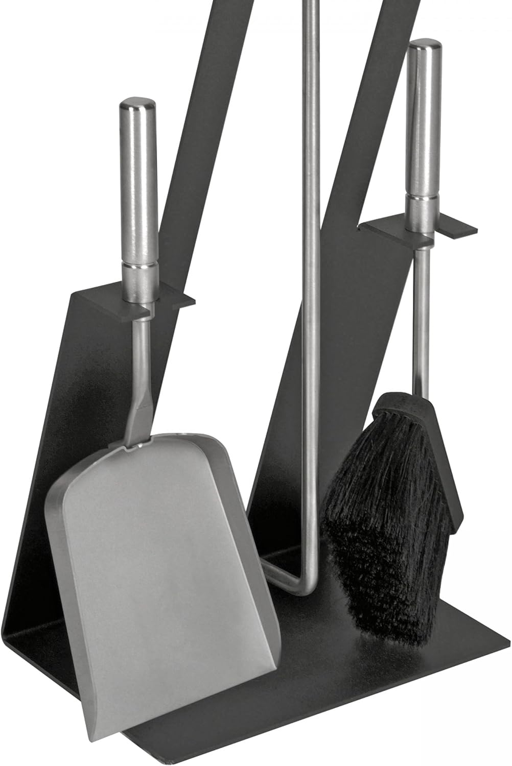 Lienbacher Kaminbesteck (3-teilig), anthrazit beschichtet, Besteck und Griffe Edelstahl