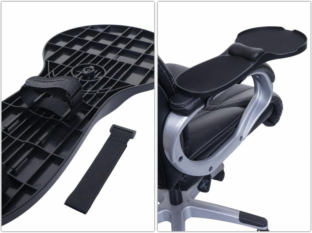 2in1 Armauflage mit Mauspad HWC-N76, Tisch-/Armlehnen-Mousepad Gelenkstütze Handgelenkkissen ergonom