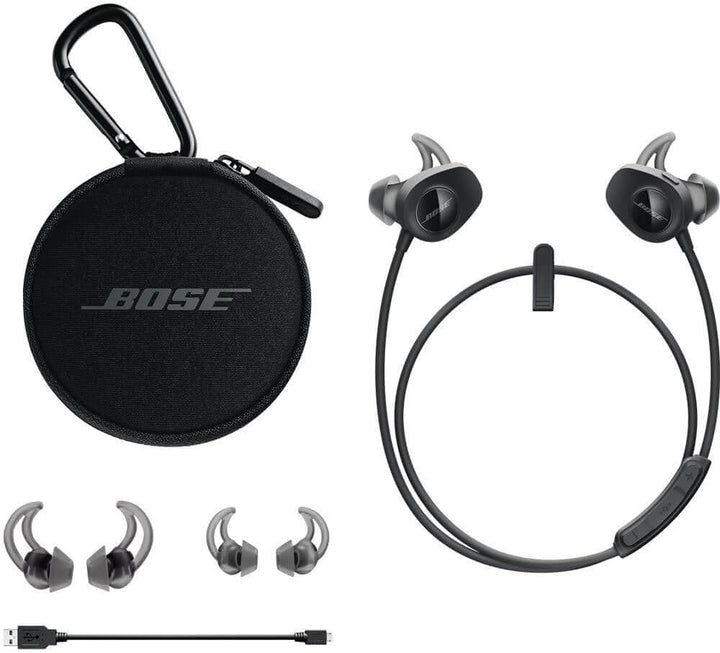 Bose SoundSport, kabellose Sport-Earbuds, (schweissresistente Bluetooth-Kopfhörer zum Joggen), Schwa