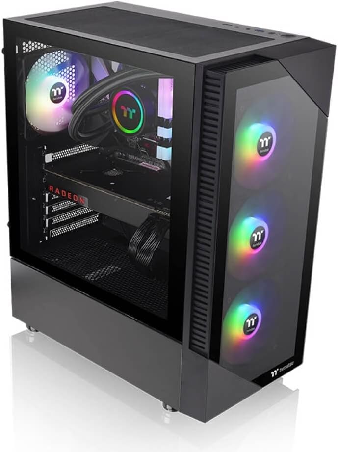 Thermaltake View 200 TG ARGB | ATX Mid Tower Chassis, CA-1X3-00M1WN-00