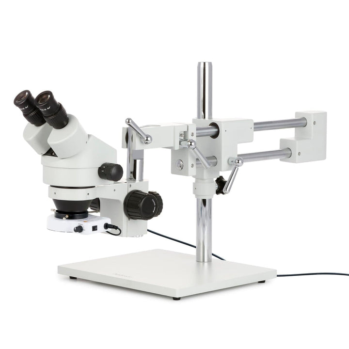 AmScope SM-4BZ-80S Inspektion des Zoom-Vergrösserungsschaltkreises Stereomikroskop mit 80 LED-Licht,