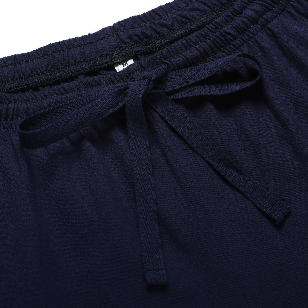 Winovia 2er-Pack Schlafanzughose Herren Lang Leichte Pyjamahose aus Baumwolle Loungewear Hosen Schla