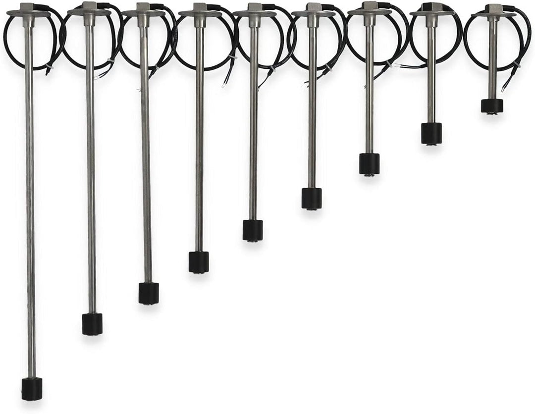 Nuova Rade Edelstahl Set Tankgeber Tankuhr Tankanzeige Benzin 0-190/240-33 Ohm 150-600 mm Boot Benzi