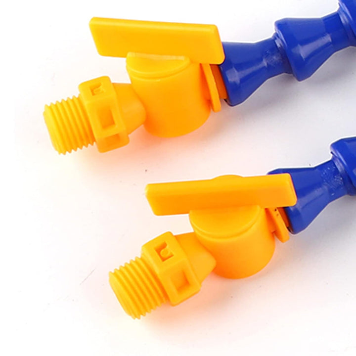 Kühlmittelschlauch 12 Stück Universal-Sprühöl-Wasserschlauch 1/4 "PT Flach- / Rundschlauch für CNC-D