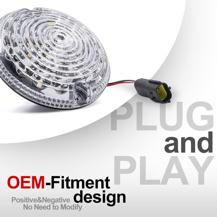 NSLUMO Aktualisierung Defender Runden LED Nebel & Rücklicht Für Defender Hinten Nebel Rückfahrschein