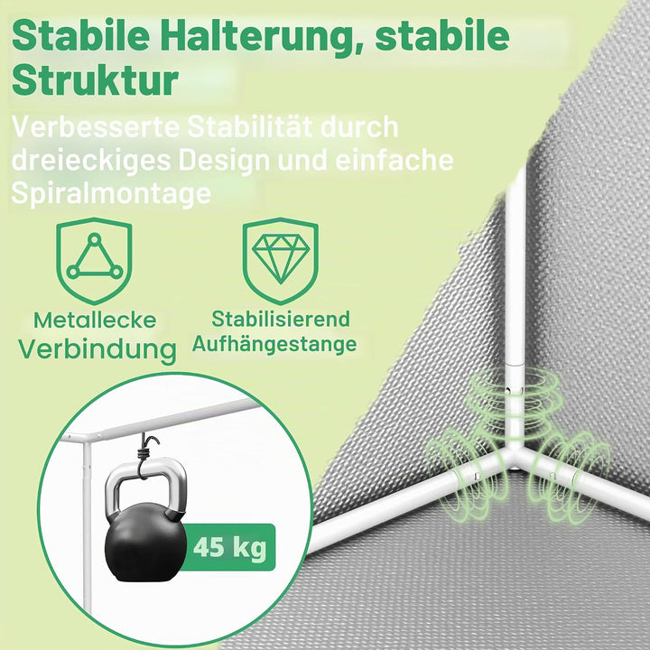 FIVMEN Growzelt 120x60x150 cm Grow Tent mit Reflektierende Mylar Lichtdicht Wasserdicht Zuchtzelt Gr