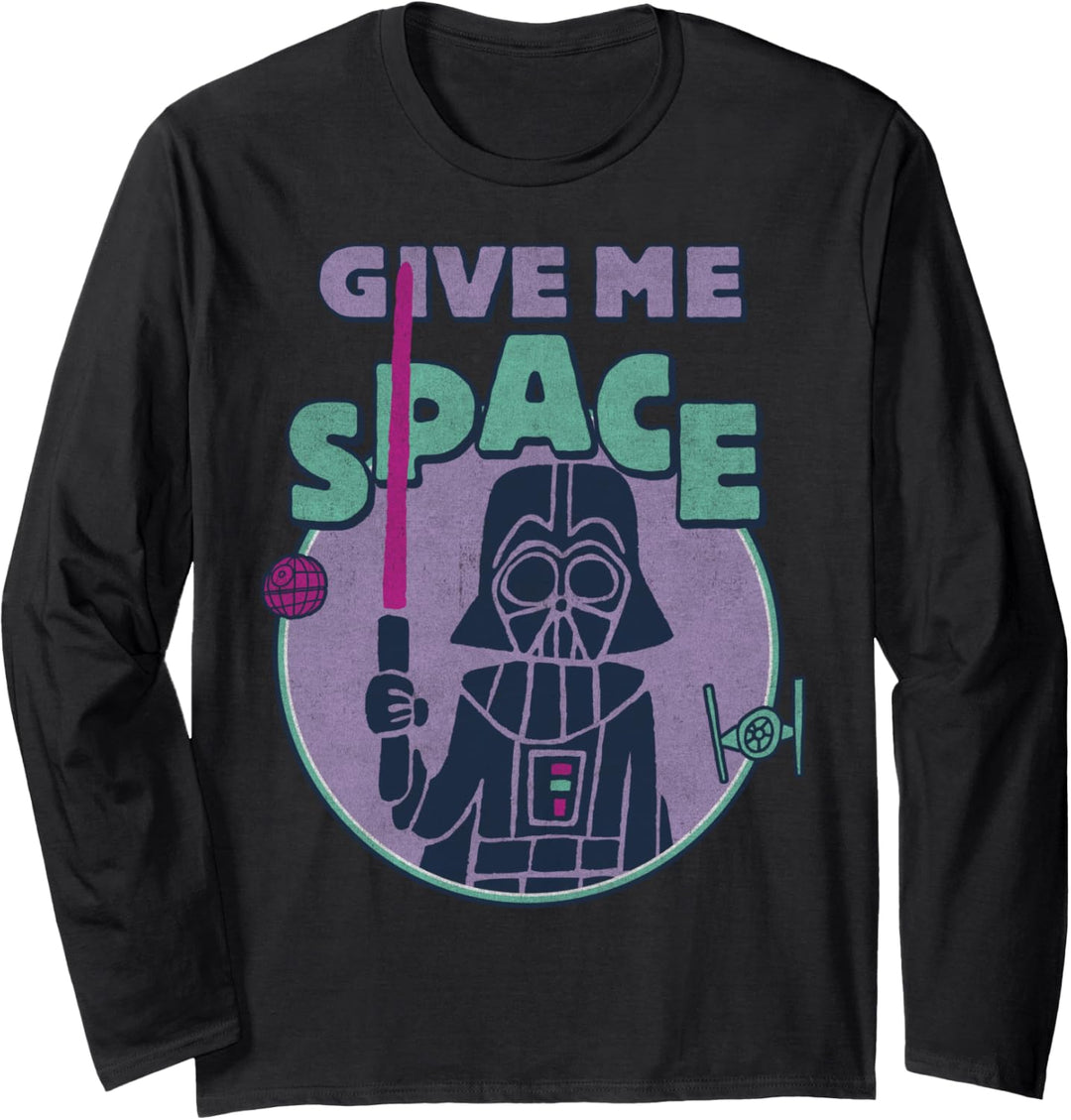 Star Wars Vader Pop Art Give Me Space Langarmshirt