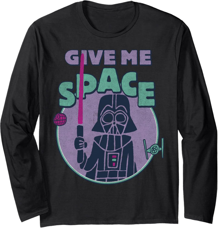 Star Wars Vader Pop Art Give Me Space Langarmshirt