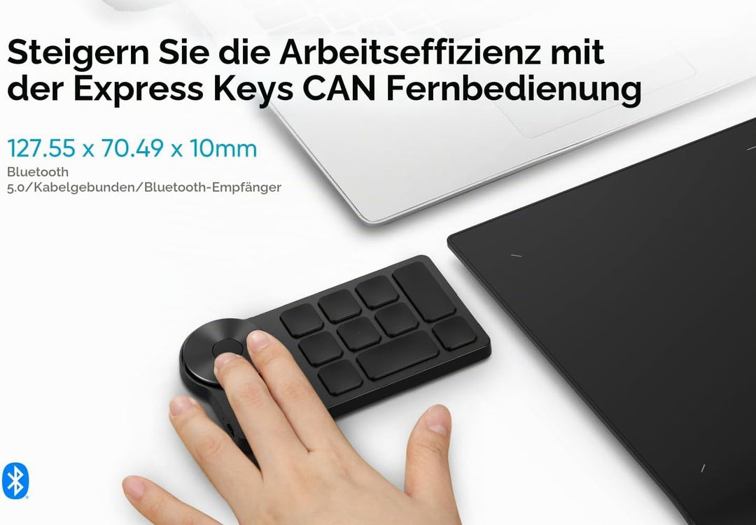 XPPen Pro MW Gen2 Grafiktablett mit X3 Pro 16384 Druckstufen Stift, 9x6 Zoll Digitales Grafiktablet