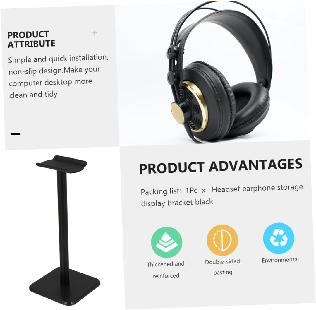 jojofuny Gaming Headset Ständer Tisch Kopfhörer Halterung rutschfeste Basis Stabile Aufbewahrung Für