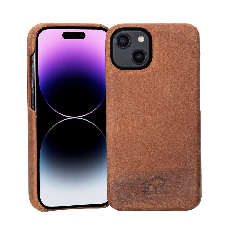 Solo Pelle Lederhülle für das iPhone 14 in 6.1 Zoll Princeton Case Leder Hülle Ledertasche Backcover